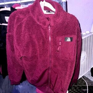 Fuzzy Reebock Jacket Swester